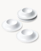 Portauovo in ceramica set da 4