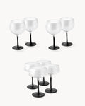 Set di bicchieri da cocktail: 4 bicchieri da Gin e 4 bicchieri Coupe