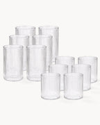 Bicchieri Senita set da 12 da 280 ml e 430 ml