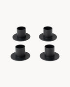 Set di 4 portacandele in metallo Ø 2,2 cm