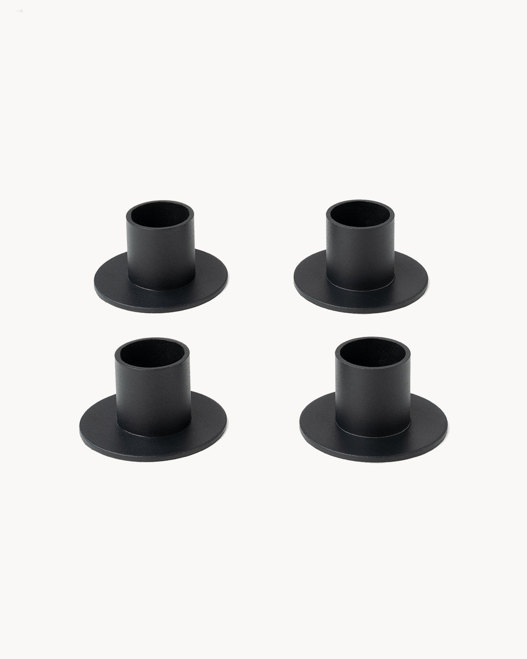 Set di 4 portacandele in metallo Ø 2,2 cm