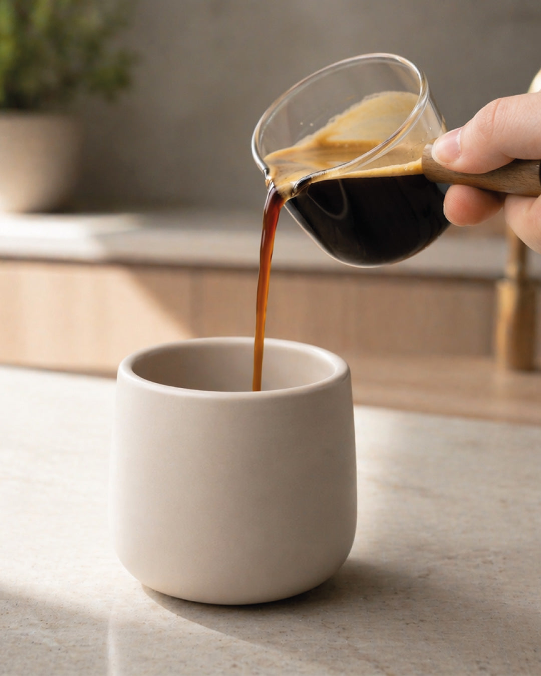 Brocca in vetro per espresso 100 ml