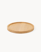 Sottobicchieri in legno di bambù, set da 4, 13 cm