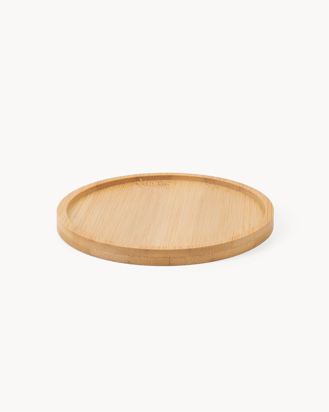 Sottobicchieri in legno di bambù, set da 4, 13 cm