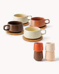 Set Caffè Duo Luxe – Cappuccino & Espresso