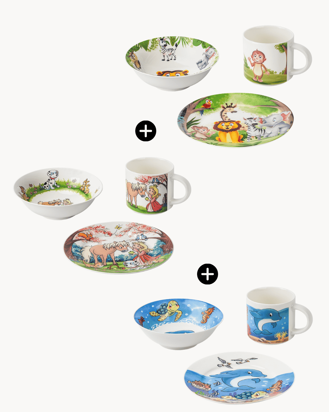 Set pappa per bambini – Tre design preferiti, due li paghi