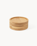 Sottobicchieri in legno di bambù set da 4 da 9,5 cm