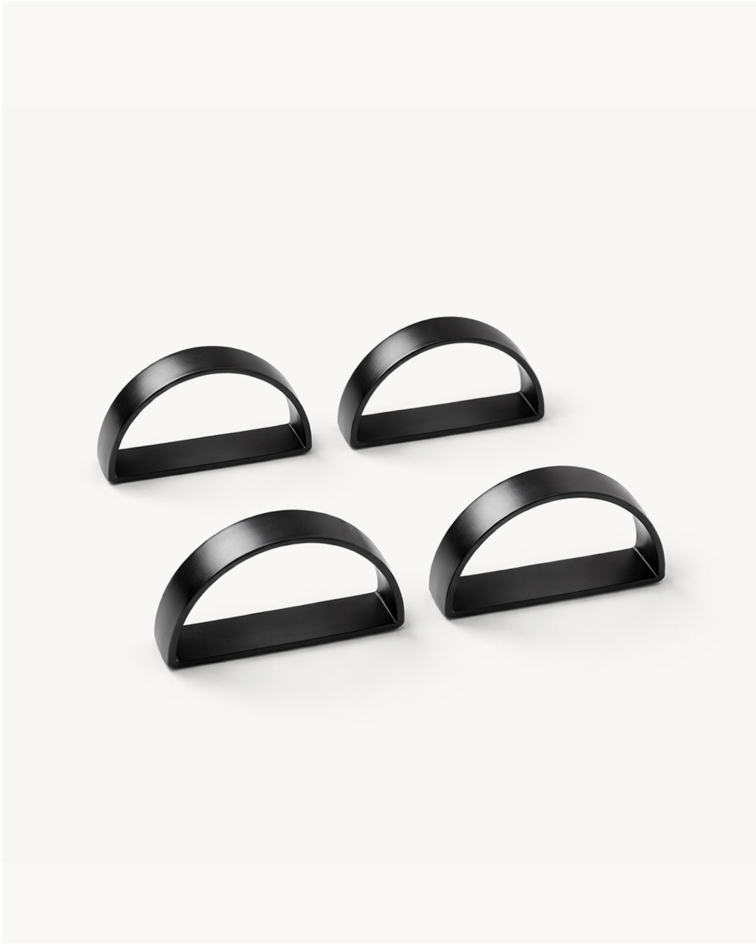 Anelli portatovaglioli in metallo set da 4