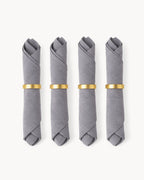 Set di 4 tovaglioli di stoffa 40x40 cm