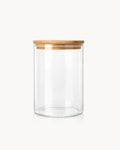 Barattolo di conservazione con coperchio in legno 1000 ml