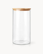 Barattolo per alimenti con coperchio in legno 1400 ml