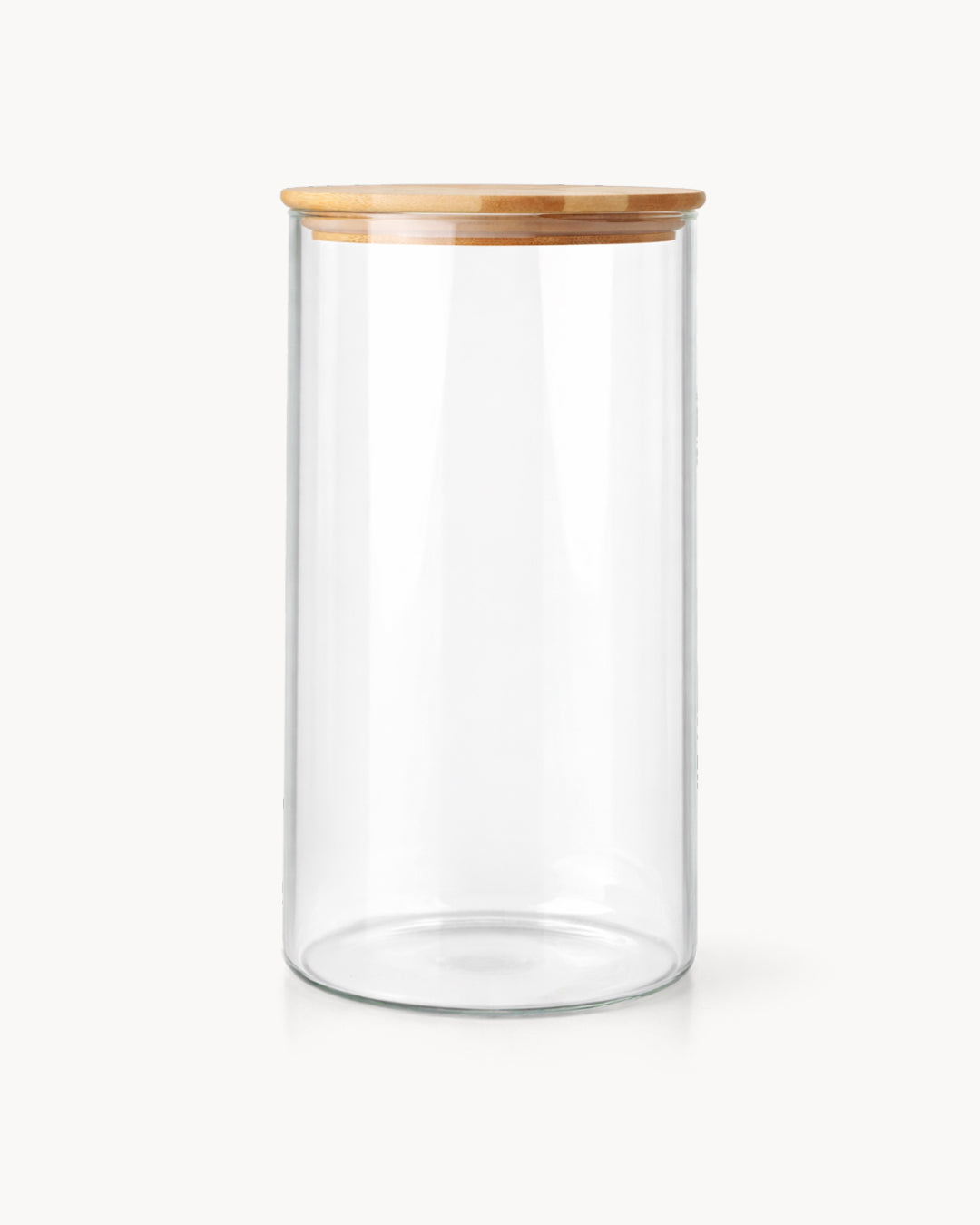 Barattolo per alimenti con coperchio in legno 1400 ml