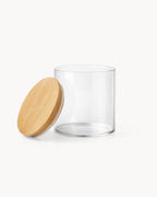 Barattolo con coperchio in legno 650 ml