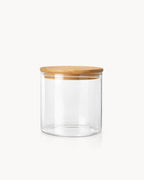 Barattolo con coperchio in legno 650 ml
