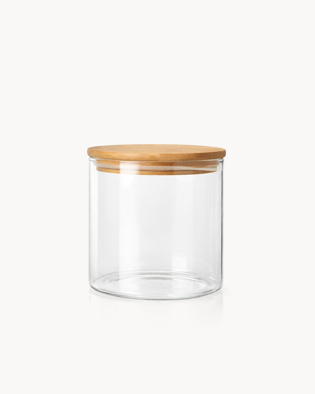 Barattolo con coperchio in legno 650 ml