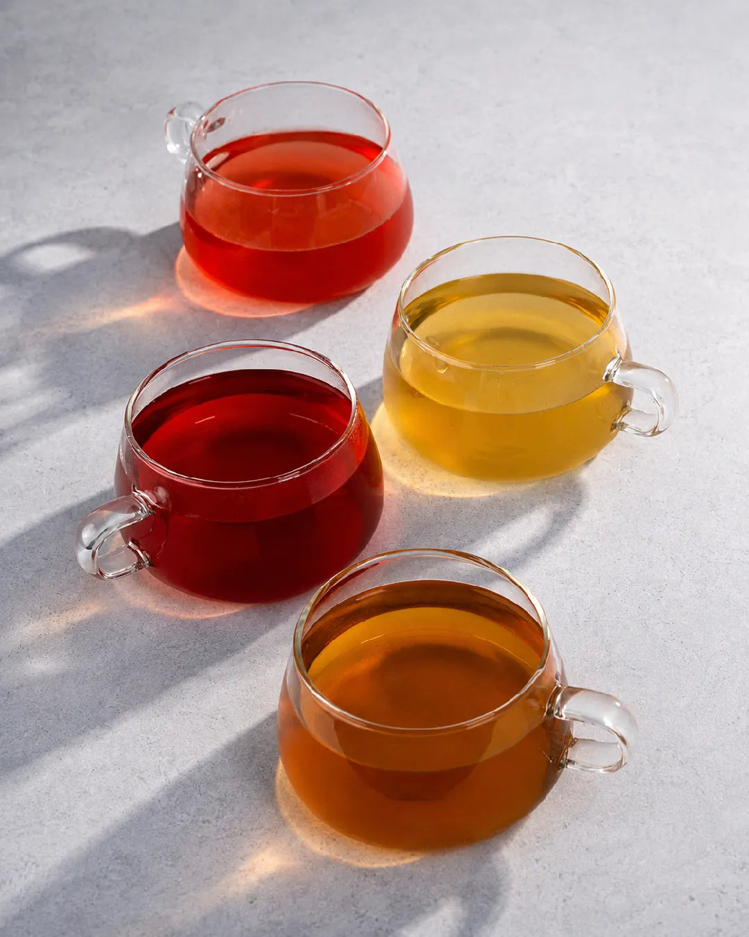 Set di 4 tazze da caffè in vetro Olea 280 ml
