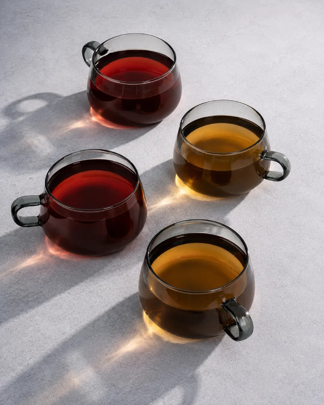 Set di 4 tazze da caffè in vetro Olea 280 ml