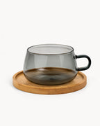 Set di 4 tazze da caffè in vetro Olea 280 ml