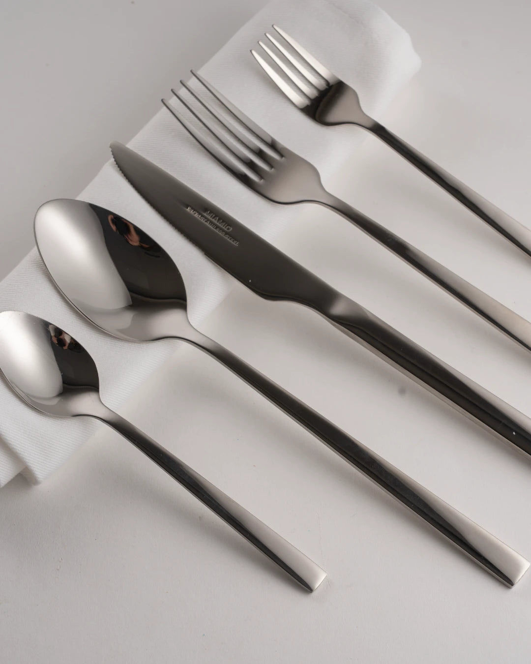 Set di posate argento in acciaio inox 18/10