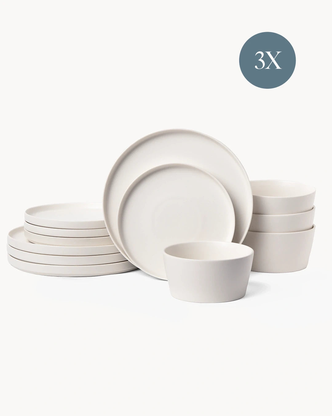 Servizio di piatti Luxe 36 pezzi per 12 persone