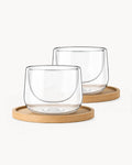 Bicchieri da cappuccino a doppia parete Lagoa, set da 2, 180 ml