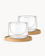 Bicchieri da cappuccino a doppia parete Lagoa, set da 2, 180 ml