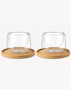 Bicchieri da cappuccino a doppia parete Lagoa, set da 2, 180 ml