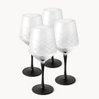 Crystaluna set di bicchieri – Per serate di stile con rossi e bianchi