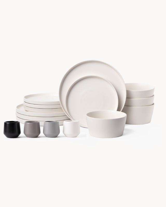 Set da tavola e caffè Luxe per 4 persone